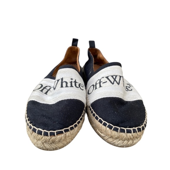 Off-White Black and White Espadrilles size 37 - Picture 2 of 11